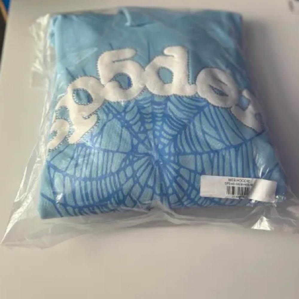 Spider Blue Crewneck Sweater